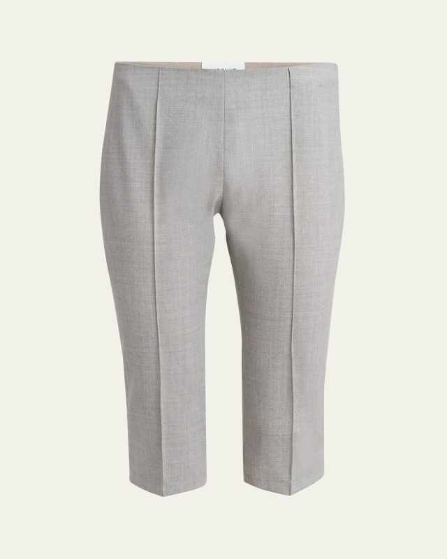 Paride Knee Length Wool Pants